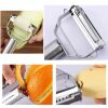 Kitchen Peeler Stainless Steel Double-Head Household Multiple-Function