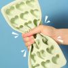 1pc High Quality Silicone 21 Heart Shaped Ice Cube Tray Mold
