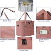 1pc Insulated Lunch Bag Reusable Large Food Cooler Box Tote Shoulder Strap For Work Office Picnic Beach Travel