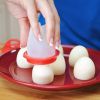 3pcs/6pcs Non-stick Silicone Egg Cup; Kitchen Gadget Steamed Egg Cup; Poachers Accessories