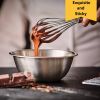Stainless Steel Whisk; For Blending Whisking Beating And Stirring; Enhanced Version Balloon Wire; Kitchen Gadget