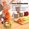 4in1; Vegetable Slicer; Multifunctional Devise; Manual Rotary Food Grater, Cutter, Kitchen Gadgets