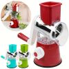 4in1; Vegetable Slicer; Multifunctional Devise; Manual Rotary Food Grater, Cutter, Kitchen Gadgets