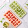 1pc High Quality Silicone 21 Heart Shaped Ice Cube Tray Mold