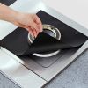 4pcs Stove Burner Covers; Universal Gas Range Protectors; Double Thickness Reusable Non-Stick Fast Clean Liners For Kitchen Cooking