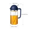 1pc 2-in-1 Oil Spray Bottle Auto Open Pour Olive Oil Grill Sprayer Leak-proof Nozzle BBQ Kitchen Accessories